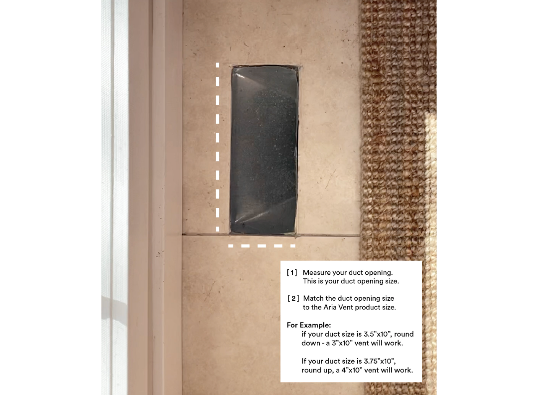 Fittes Aria - 4" x 10" - Ventilation Hatch with Lite Matte Black Frame ||LITE4X10BLK