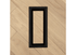 Fittes - 4" x 10" - Trappe de ventilation avec cadre Lite Matte Black ||LITE4X10BLK - Ceramed