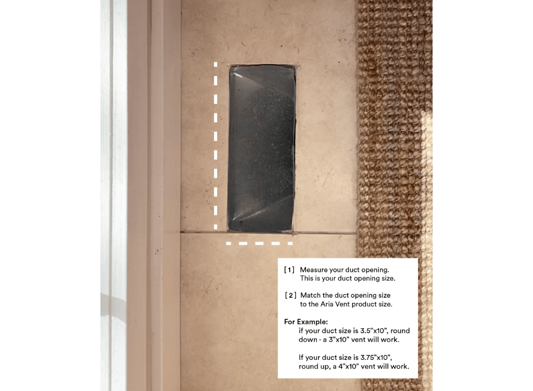Fittes - 4" x 10" - Trappe de ventilation avec cadre Lite Matte Black ||LITE4X10BLK - Ceramed