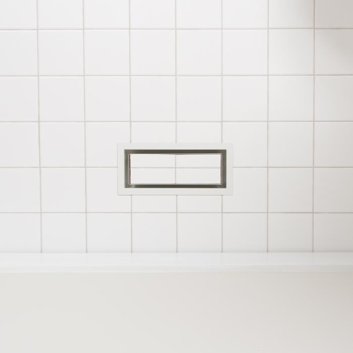 Fittes - Trappe de ventilation avec cadre OG Appliance White 3" x 10"