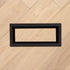 Fittes - Trappe de ventilation avec cadre OG Matte Black 2" x 12"