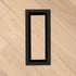 Fittes - Trappe de ventilation avec cadre OG Matte Black 6" x 12"