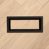 Fittes - Trappe de ventilation avec cadre OG Matte Black 6" x 14"