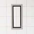 Fittes - Trappe de ventilation avec cadre OG Matte Grey 4" x 10"