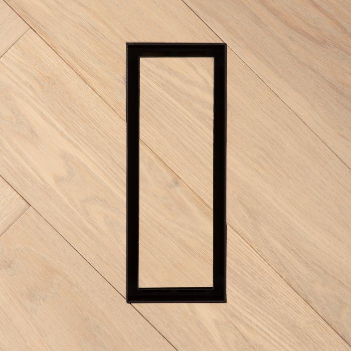 Fittes - Trappe de Ventilation Flushmount Pro 4" x 12" Noir Mat