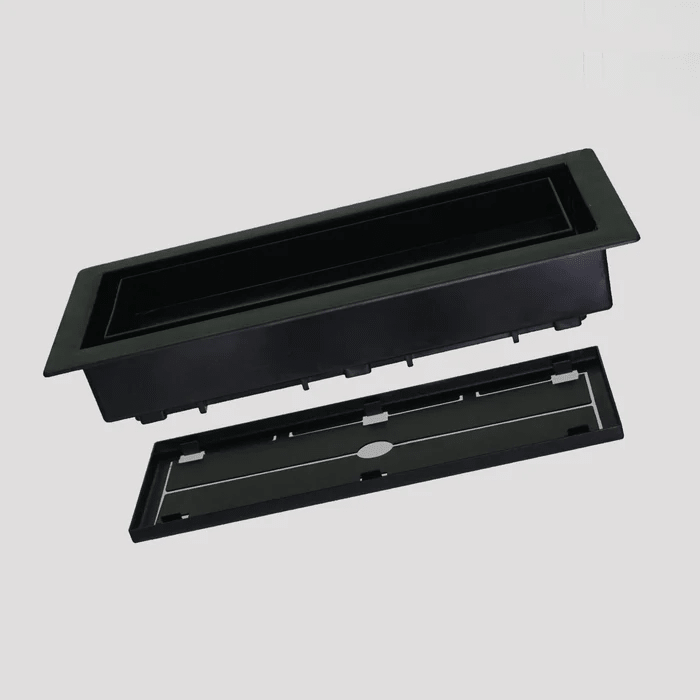 Fittes - Trappe de ventilation Lite Damper Noir 4" x 10"