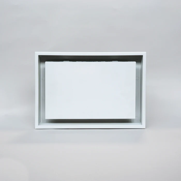 Fittes - Trappe de ventilation murale encadrée Framed Lite Blanc 10" x 10"