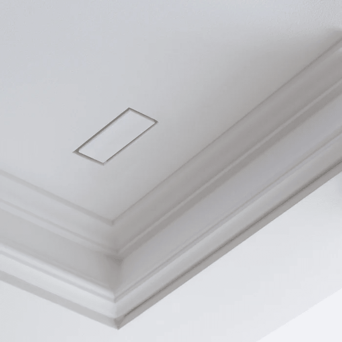 Fittes - Trappe de ventilation murale encastrée Luxe Blanc Satiné 6" x 12"