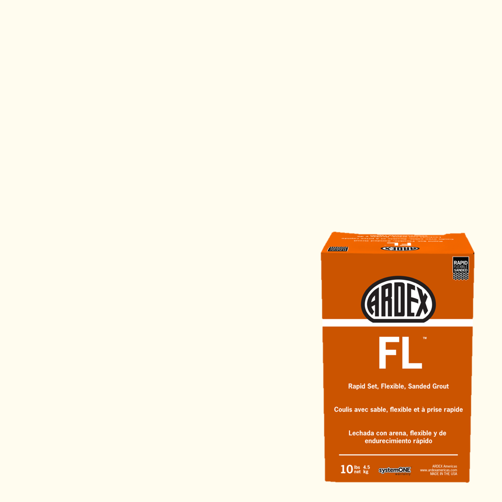 Ardex - FL Coulis flexible à prise rapide - Polar White #01 - 10 lb