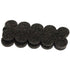 Flexi-Felt - Disque de feutre foncé adhésif à résistance industrielle 3/4" (paquet de 20)