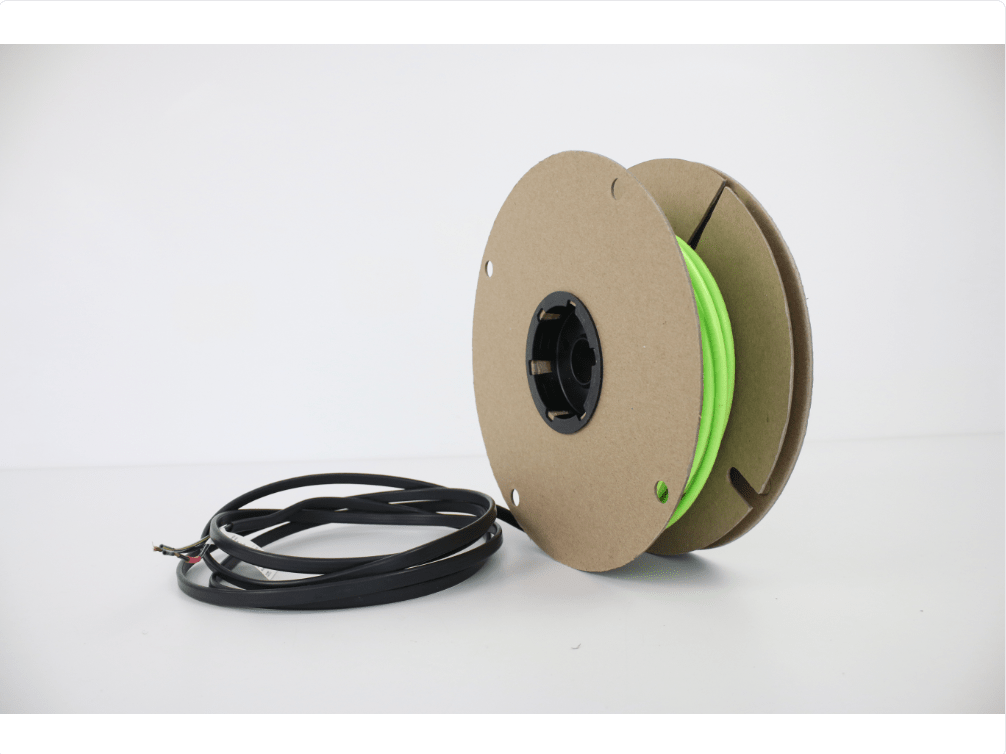 Flextherm - 166.2 pi² (471') 240V 5W - Flextherm Câble Chauffant Vert Enfouissement pour béton ||GC240C0471 - Ceramed