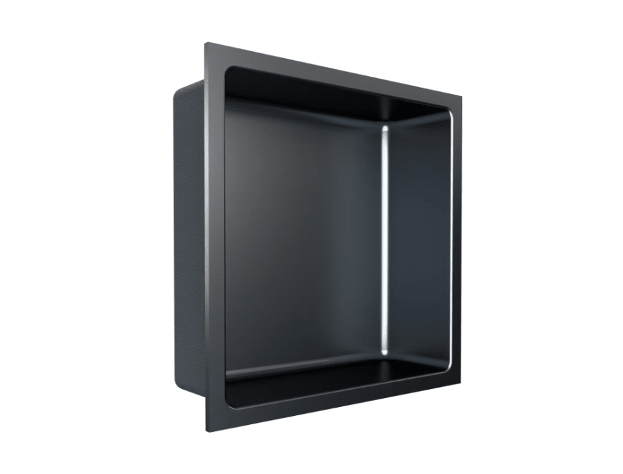 Fusion - 12" x 12" - Niche de douche acier inoxydable nano ||PRO1212GS - Ceramed