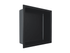 Fusion - 12" x 12" - Niche de douche acier inoxydable noir ||PRO1212B - Ceramed
