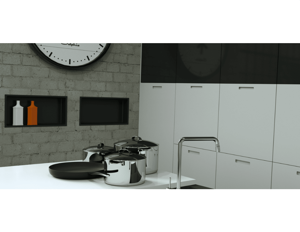 Fusion - 12" x 24" - Niche de douche acier inoxydable ||PRO1224 - Ceramed