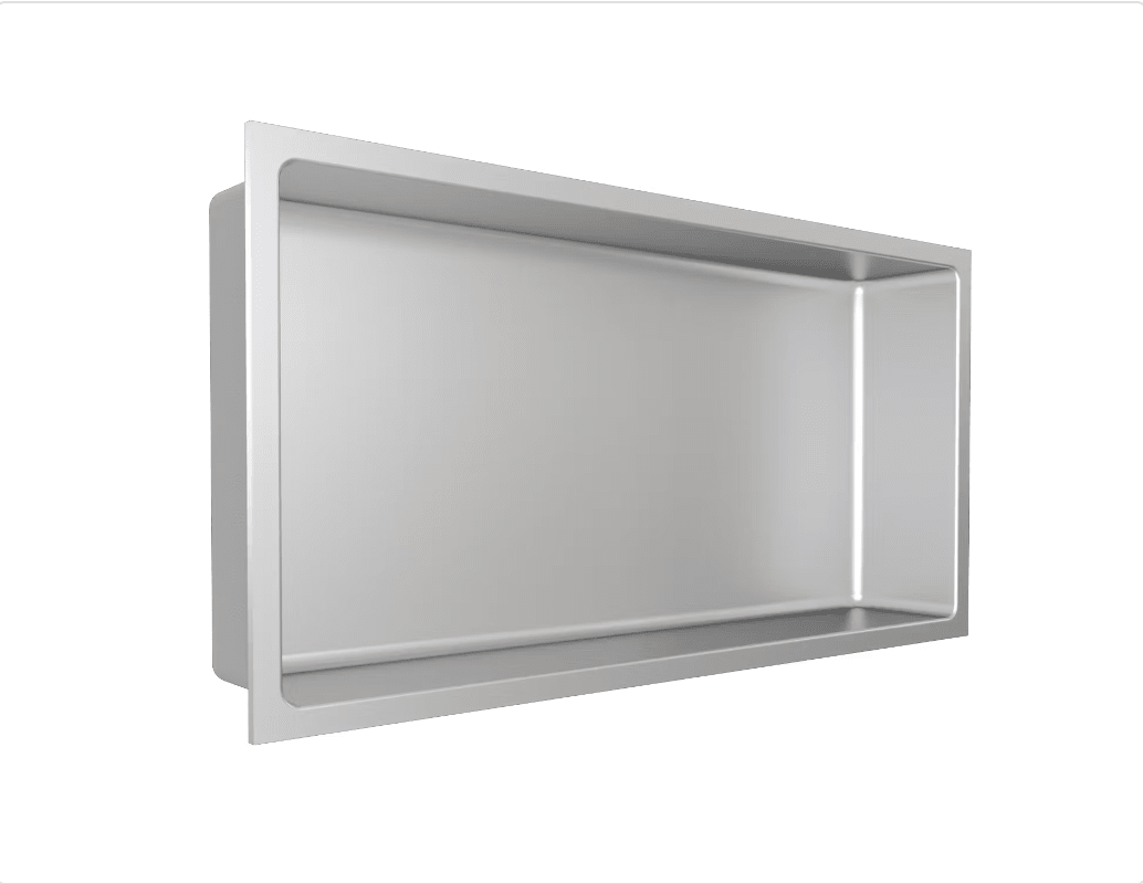 Fusion - 12" x 24" - Niche de douche acier inoxydable ||PRO1224 - Ceramed
