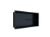 Fusion - 12" x 24" - Niche de douche avec demi tablette acier inoxydable Noir (Discontinué) ||PRO1224THB - Ceramed