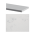 Fusion - Arctic White 6" x 108" - 15.9 mm - Cadre de douche en quartz poli ||QSJWHT108 - Ceramed