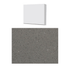Fusion - Atlantic Grey 1-1/2" x 36" - 12 mm - Seuil de douche en pierre artificielle polie ||THDGR36-15 - Ceramed
