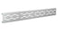 Fusion - Grille de douche linéaire acier inoxydable 2-1/2" x 24"