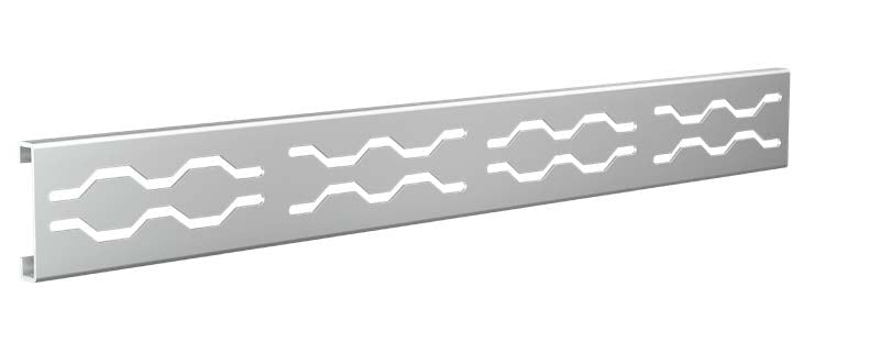 Fusion - Grille de douche linéaire acier inoxydable 2-1/2" x 42"