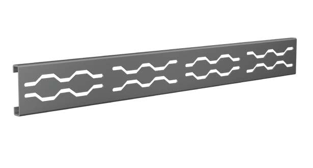 Fusion - Grille de douche linéaire acier inoxydable nano 2-1/2" x 24"