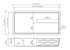Fusion - Nano 12" x 24" - Niche de douche avec demi tablette acier inoxydable ||PRO1224THGS - Ceramed