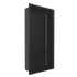 Fusion - Niche de douche avec tablette acier inoxydable noir 12" x 24"
