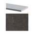 Fusion - Pierta Dark 6" x 96" - 15.9 mm - Cadre de douche en quartz poli ||QSJDGR-96 - Ceramed