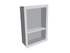 Fusion - Super White 16" x 24" - Niche de douche avec tablette en pierre artificielle ||SNSW-MS - Ceramed