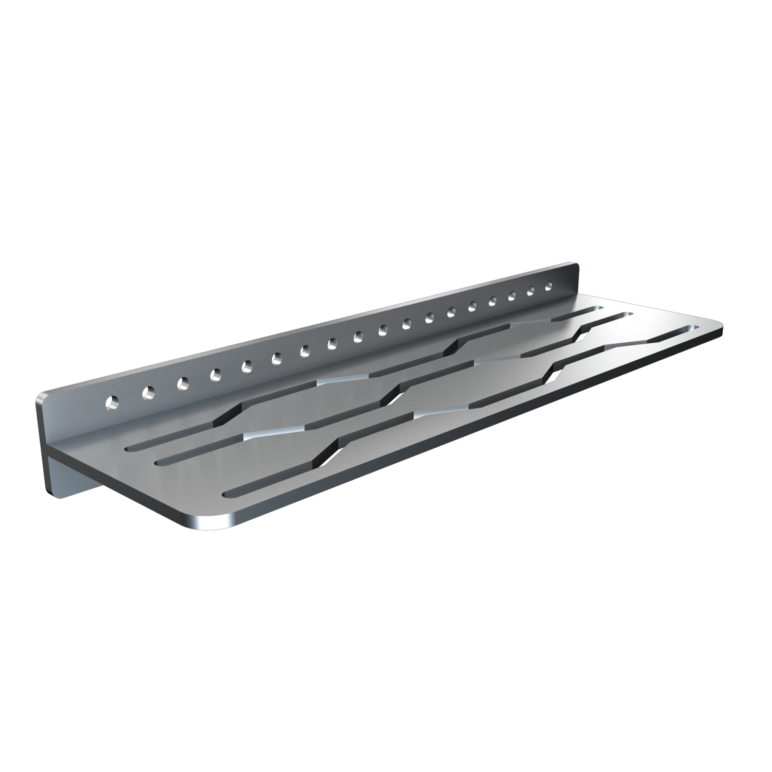 Fusion - Tablette pour douche acier inoxydable 16" x 4 1/2"