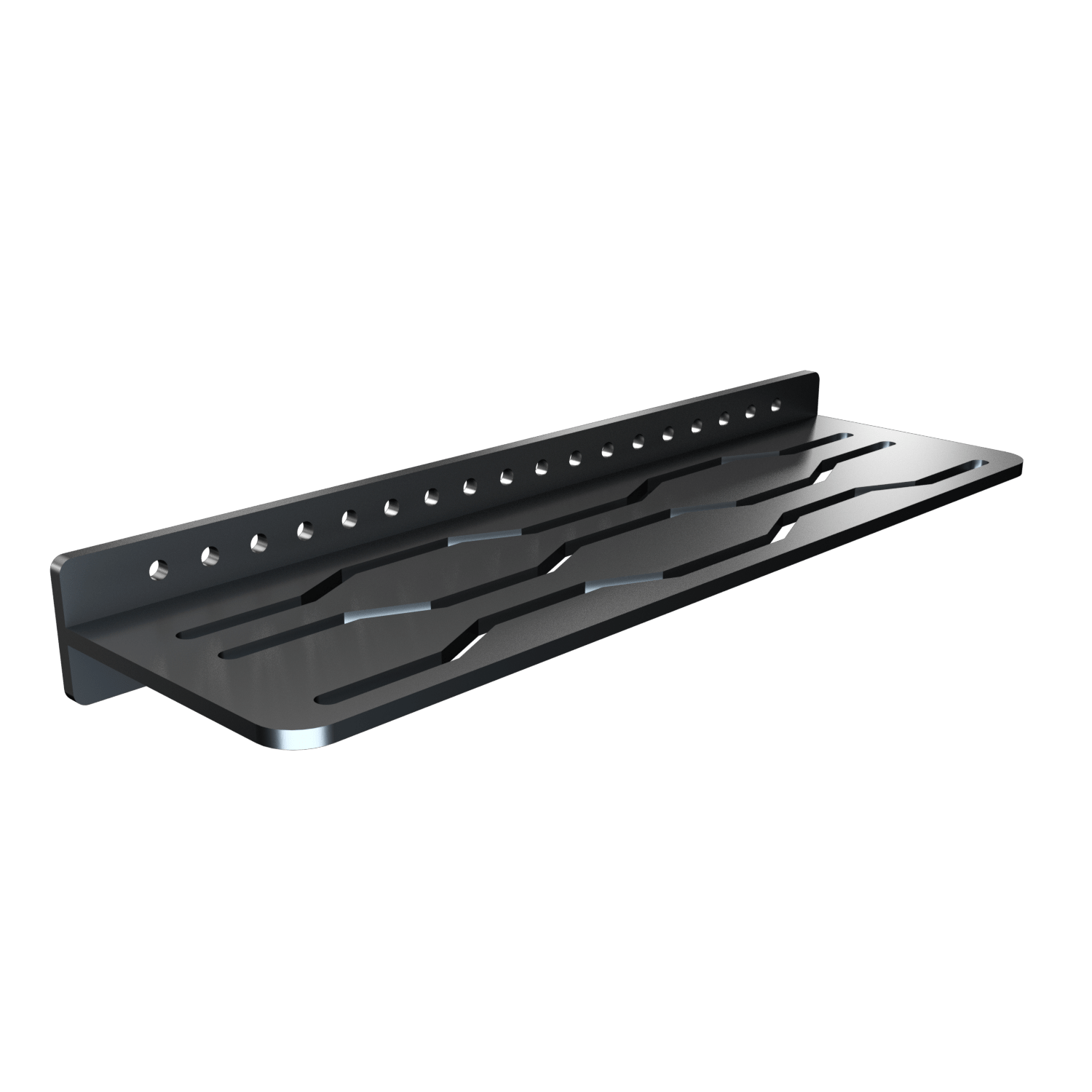 Fusion - Tablette pour douche acier inoxydable Nano 16" x 4 1/2"