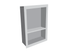 Fusion - Thassos White 16" x 24" - Niche de douche avec tablette en pierre artificielle ||SNWHT-MS - Ceramed