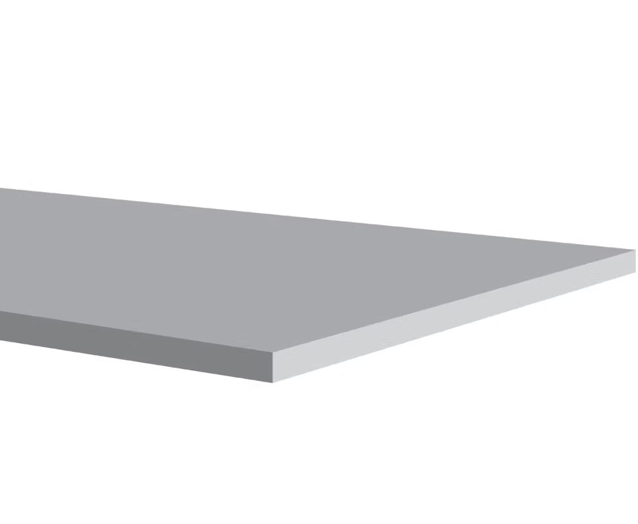 Fusion - Tuile de banc de douche en pierre naturelle polie Perlato Superior 16" x 48" - 15.9 mm
