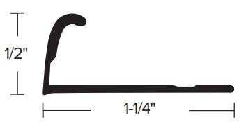 Futura Transitions - Collier de serrage sans goupille de qualité supérieure de 1/2", nickel martelé