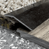 Futura Transitions - Latte de fixation plate Premium pour tapis avec clous aluminium martelé nickel 1/4" (6.4 mm) x 1-1/2" x 12'
