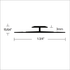 Futura Transitions - Transition menuisier pour vinyle LVT 905 en Aluminium argenté gravé 3/16" (5 mm) x 7/8" x 12'
