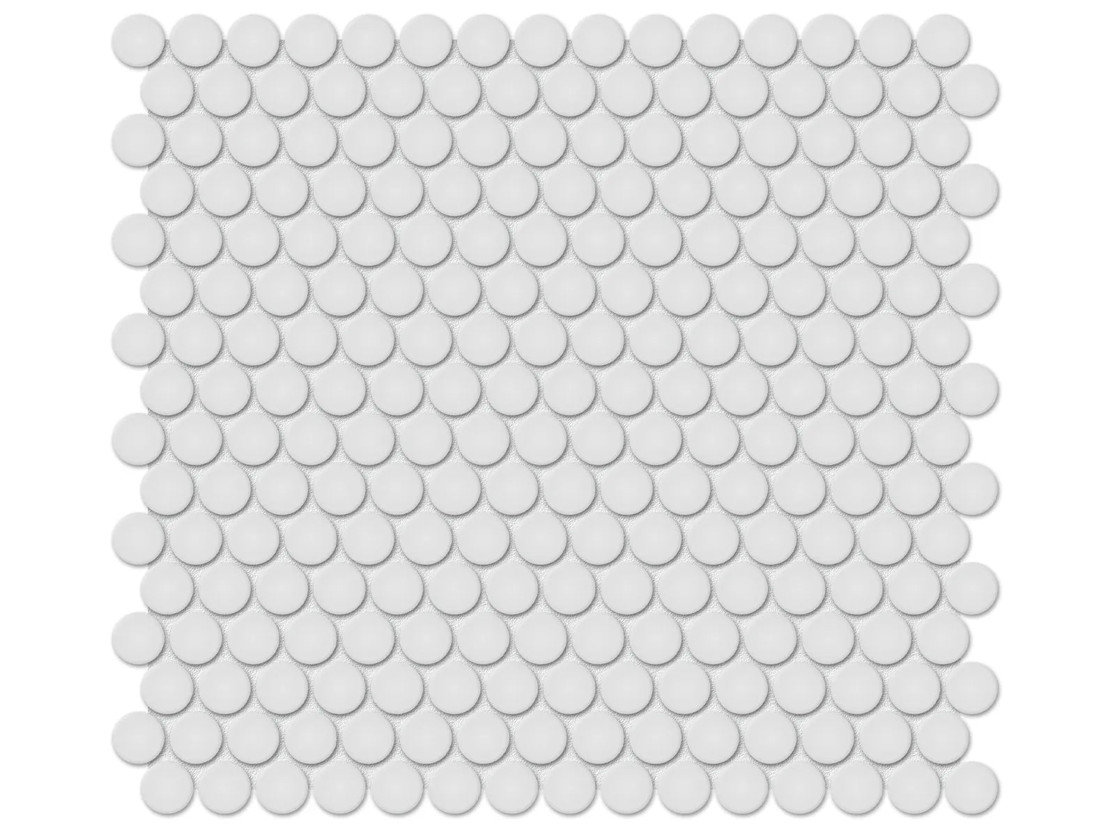 Soho Gallery Grey Mosaïque - 3/4" Penny Round
