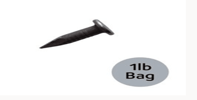 GCP - Halex Clous à béton 5/8" Calibre 10 - Sac 1 lb
