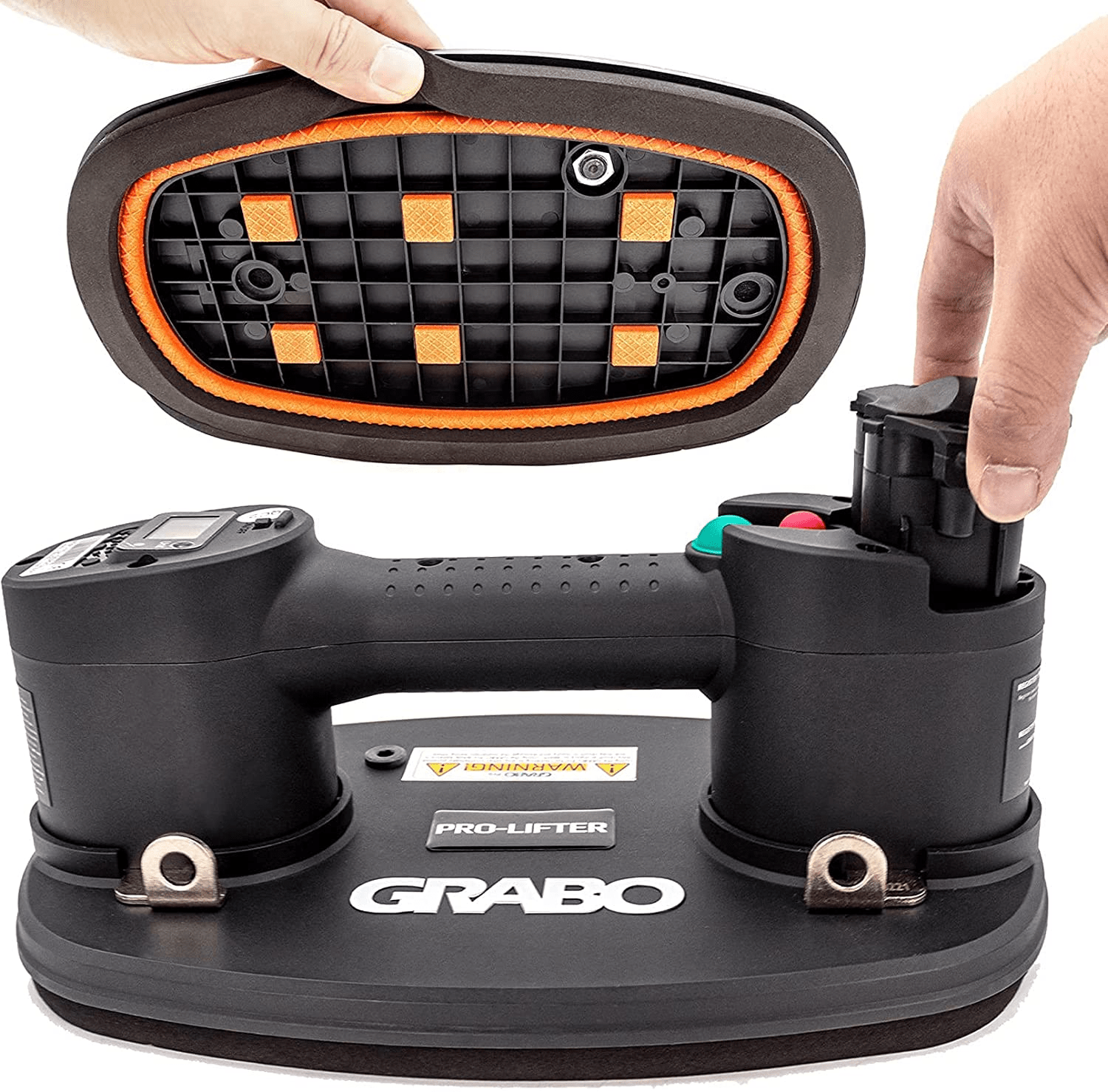 GRABO - Ensemble de Ventouses Pro-Lifter 20 14.8V 2.6 Ah (1 batterie et 1 joint) ||GP-1LI-FB-1S - Ceramed