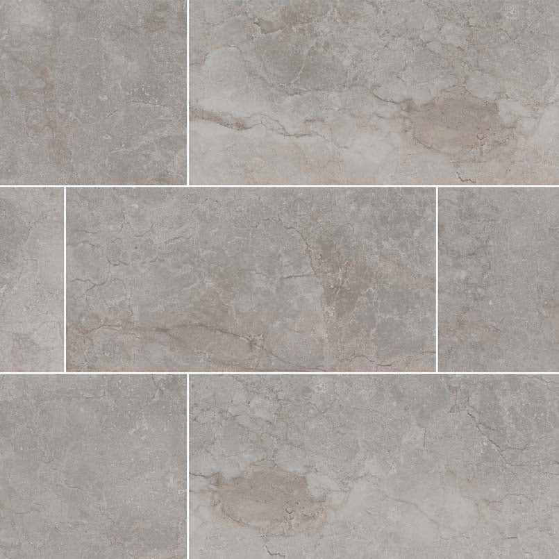 MSI Surfaces - Tuiles de céramique - Ansello Grey Mat 12" x 24" ||NANSGRE1224