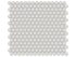 Soho Halo Grey Mosaïque - 3/4" Penny Round