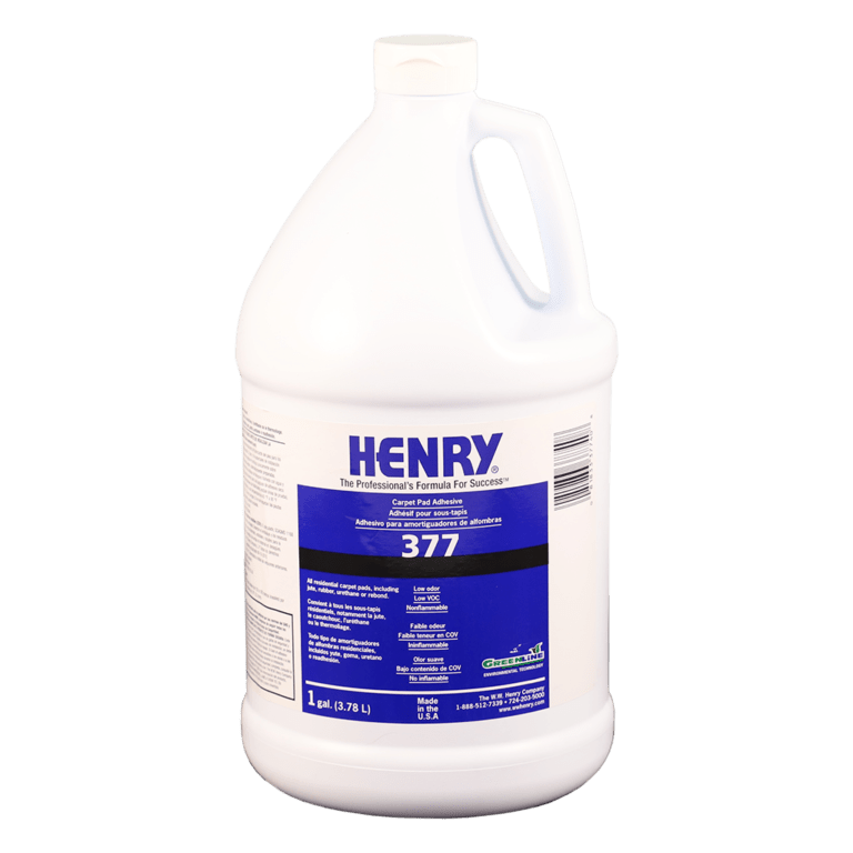Henry - 377 Adhésif pour sous-tapis - 3.78 L