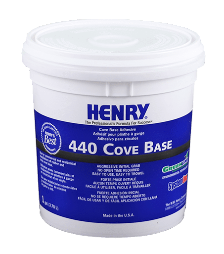 Henry 440 - Adhésif à plinthes seau 3,78 L