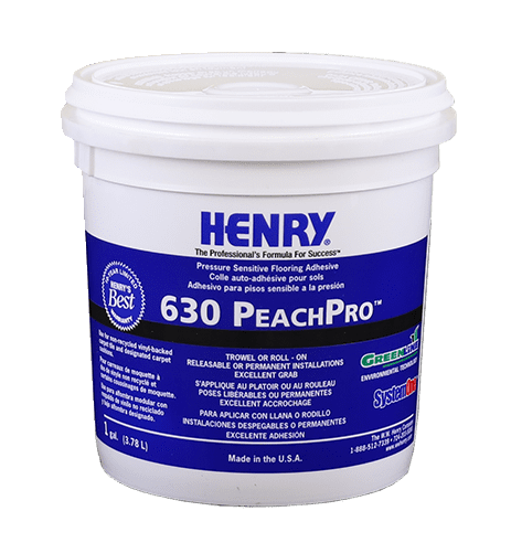 Henry - 630 PeachPro Adhésif de sol sensible à la pression - 3.78 L