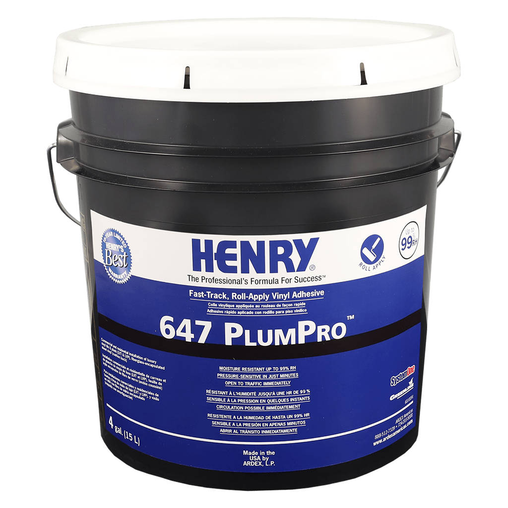 Henry - 647 PlumPro - Adhésif de revêtement de sol en vinyle- 15.14L ||30887 - Ceramed