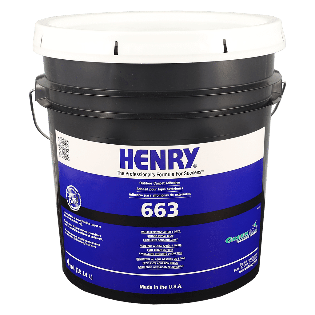 Henry - 663 Adhésif pour tapis d’extérieur - 15.14 L