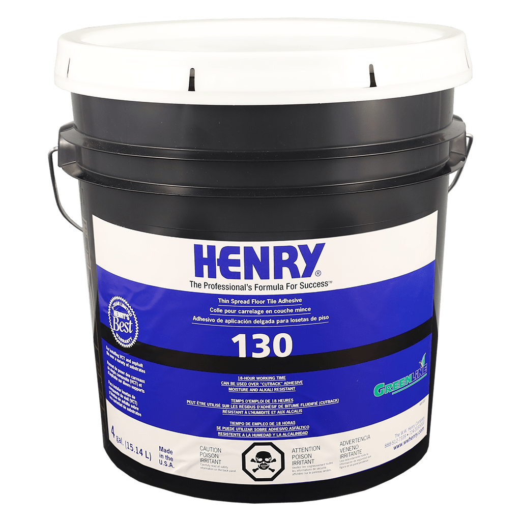 Henry - Adhésif à étalement fin H130 pour VCT 4 gal
