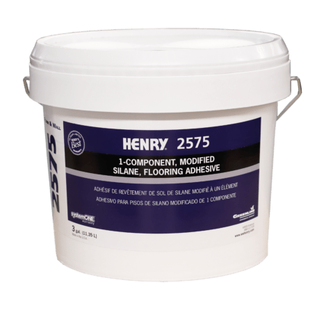 Henry - Adhésif pour vinyle 2575 Floor and Wall 3 gal