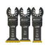 Imperial Blades - Ensemble assorti de lames à métal/bois One Fit Storm Titanium (paquet de 3)