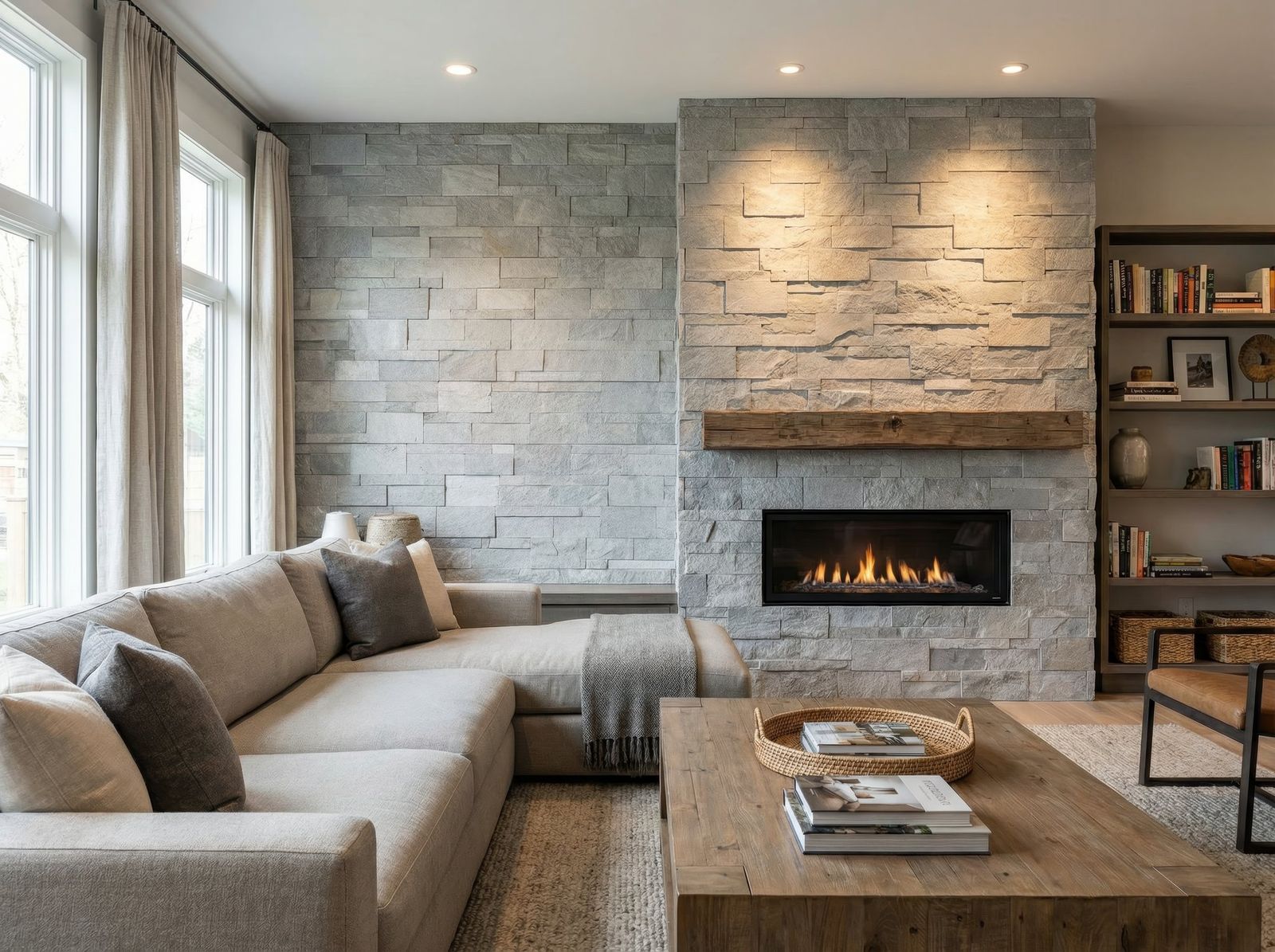 Impex Stone - Mega Mont Blanc - Pierre naturelle en panneaux - 60 x 22,5 cm - Boîte 4,36 pi²